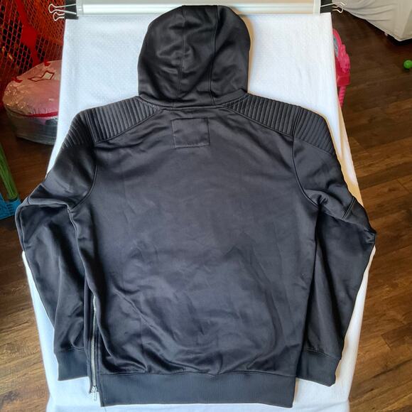 CSG Men’s Long Sleeve Hoodie Sweatshirt size S, Black, with Hand Warmer - Picture 8 of 9